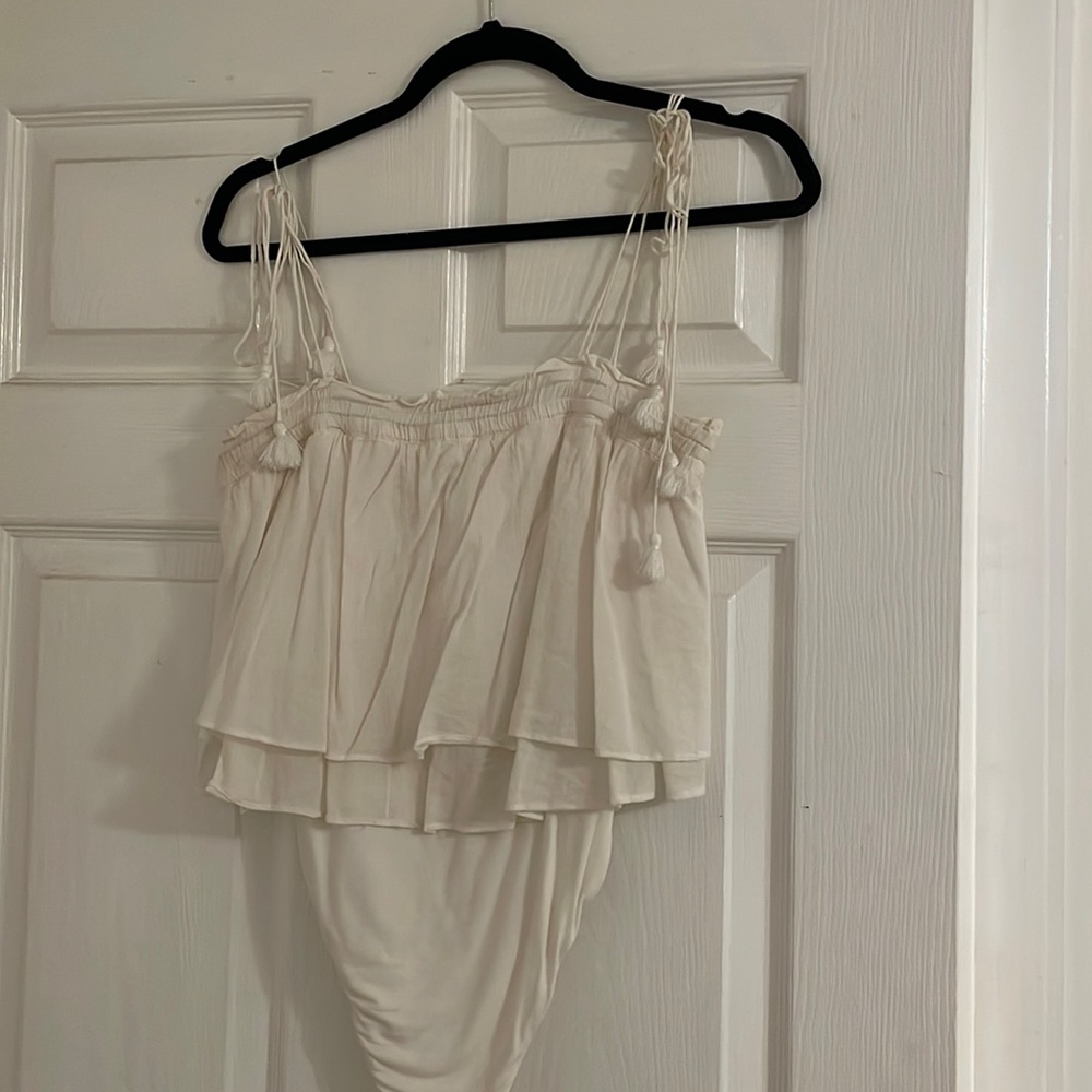 Free People Shoulder Tie Bodysuit